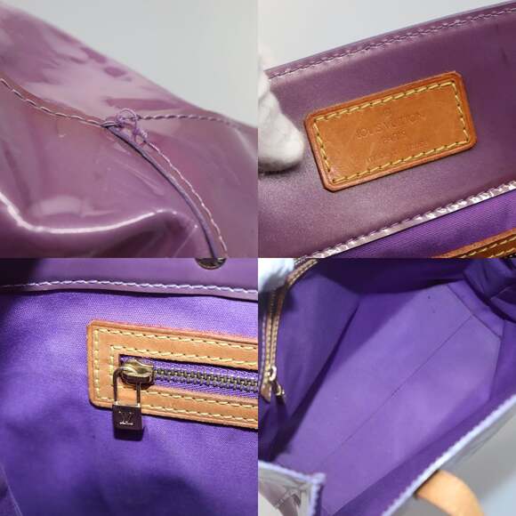 LOUIS VUITTON Monogram Vernis Reade MM Hand Bag Viole M91087 - Picture 11 of 12